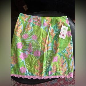 Lilly Pulitzer Tropical Print Skirt